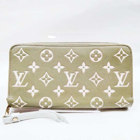 Louis Vuitton LV Long Wallet Green Monogram Empreinte mon-522-091925 - Picture 1 of 9